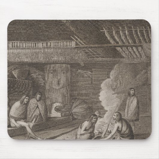 ブリティッシュコロンビアヌートカハウス マウスパッド (正面)