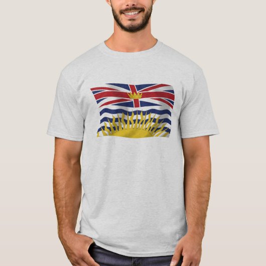 ブリティッシュコロンビア州の旗のTシャツ Tシャツ (正面)