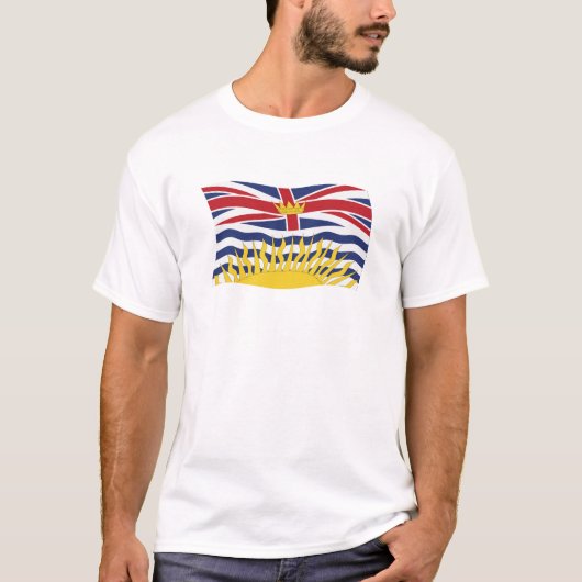 ブリティッシュコロンビア州の旗シャツ Tシャツ (正面)