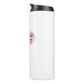 ブリティッシュコロンビア州旗登山カラビナー タンブラー (回転右)