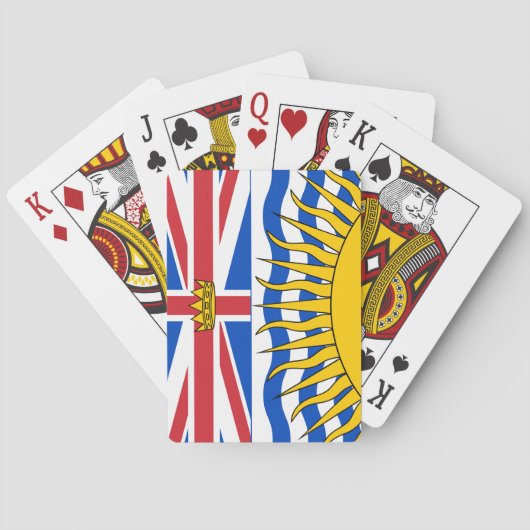 ブリティッシュコロンビア州旗 トランプ (裏面)