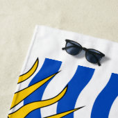 ブリティッシュコロンビア州旗 ビーチタオル (インサイチュ)