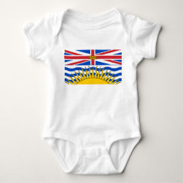 ブリティッシュコロンビア州旗 ベビーボディスーツ