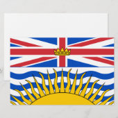 ブリティッシュコロンビア州旗 便箋 (正面/裏面)