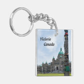 ブリティッシュコロンビア州議会 - カナダ、ビクトリア キーホルダー (正面左)