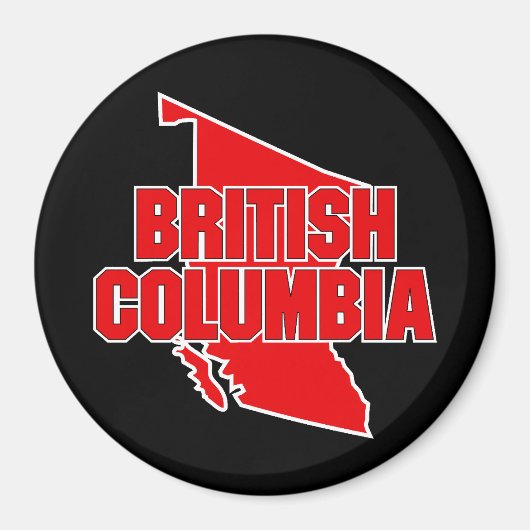 ブリティッシュコロンビア州 マグネット (正面)