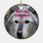 ブリティッシュコロンビア磁器クリスマスオーナメント セラミックオーナメント (裏面)