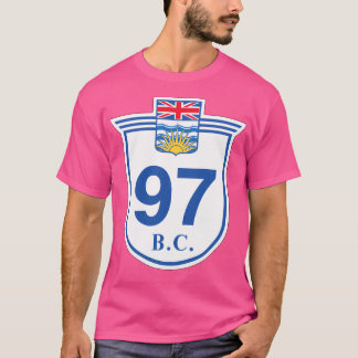 ブリティッシュコロンビア高速道路97標識 Tシャツ