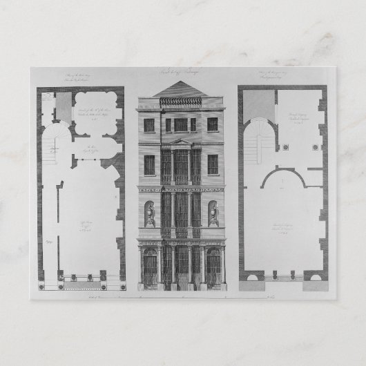 ブリティッシュコーヒーハウスの標高 ポストカード (正面)