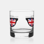 ブリティッシュシェード名前をカスタムする ウイスキーグラス (左)