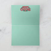 ブリティッシュショートヘアのクリスマスクッキーカード カード (内部)