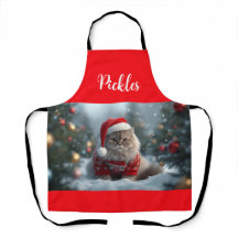 ブリティッシュショートヘアの猫のクリスマスパーソナライズデザイン