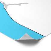 ブリティッシュシーサイドリゾートシーガルレトロトラベルポスター ポスター (角)