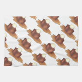 ブリティッシュスティッキートフィープディングイングランドグルメタオル キッチンタオル (横)