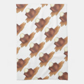 ブリティッシュスティッキートフィープディングイングランドグルメタオル キッチンタオル (縦)