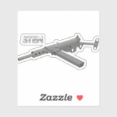 ブリティッシュステンMKIIサブマシンガン シール (シート)