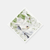 ブリティッシュスワンフローラセット50 スタンダードカクテルナプキン (角)