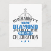 ブリティッシュダイヤモンドジュビリー王室の – お土産 ポストカード (正面)