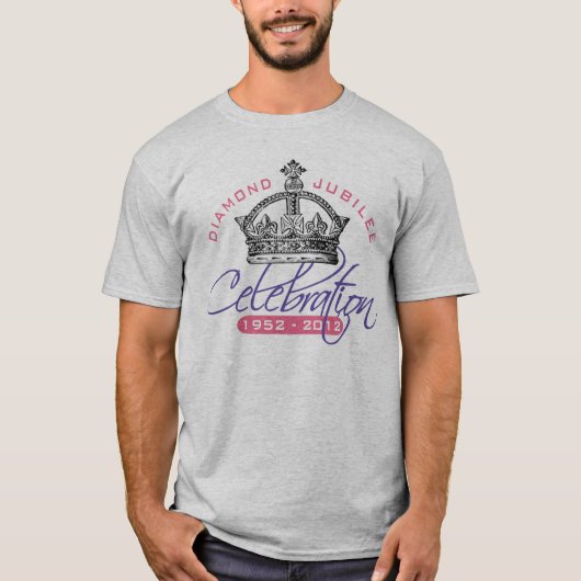 ブリティッシュダイヤモンドジュビリー王室の – お土産 Tシャツ (正面)
