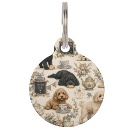 ブリティッシュティールーム コッカプー 犬タグ ペット　ネームタグ
