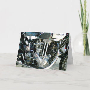 ブリティッシュバイク誕生日カード カード