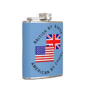 ブリティッシュバイ誕生アメリカバイチョイスフラッグ フラスク (右)