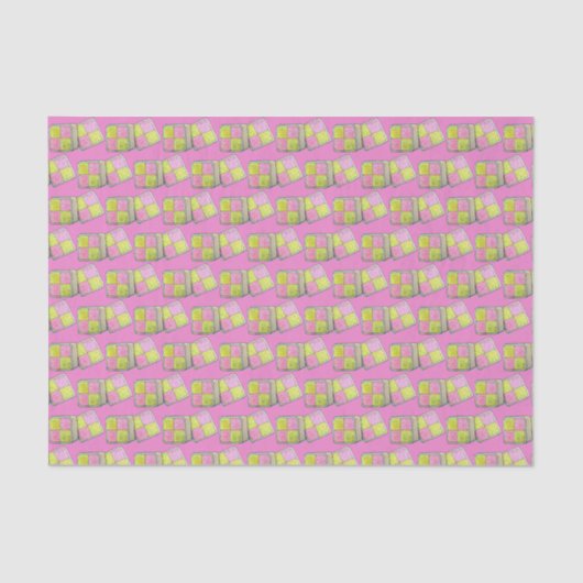 ブリティッシュバットンベルグマルジパンスポンジケーキベーカリー 薄葉紙 (正面)