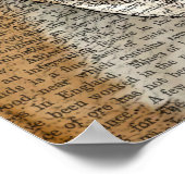 ブリティッシュブルドッグとボウリングをする人、 クリケットの投手ハット ポスター (角)