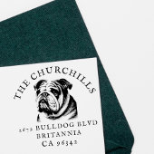 ブリティッシュブルドッグファミリーネーム差出人住所 ラバースタンプ