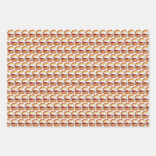 ブリティッシュベイクウエルタルトビクトリアスポンジスコーン ラッピングペーパーシート (正面3)