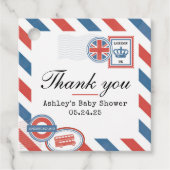 ブリティッシュポストカードメッセージカード フェイバータグ (正面)