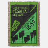 ブリティッシュリバーテムズレガッタピクニック スローブランケット (正面縦)