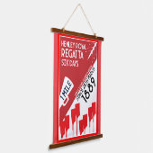 ブリティッシュリバーテムズレガッタ 吊り下げ型タペストリー (傾斜あり)