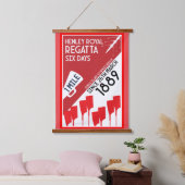 ブリティッシュリバーテムズレガッタ 吊り下げ型タペストリー (寝室)