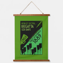 ブリティッシュリバーテムズレガッタ 吊り下げ型タペストリー