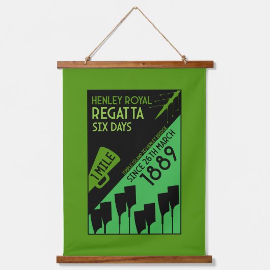 ブリティッシュリバーテムズレガッタ 吊り下げ型タペストリー (正面)