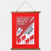 ブリティッシュリバーテムズレガッタ 吊り下げ型タペストリー (正面)