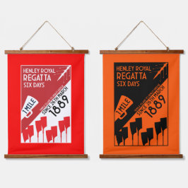 ブリティッシュリバーテムズレガッタ 吊り下げ型タペストリー