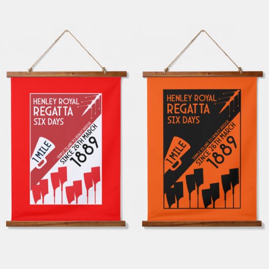 ブリティッシュリバーテムズレガッタ 吊り下げ型タペストリー (ダブル)