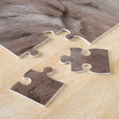 ブリティッシュロングヘアキャット – チョコレート、シルバー虎猫 ジグソーパズル (側面)