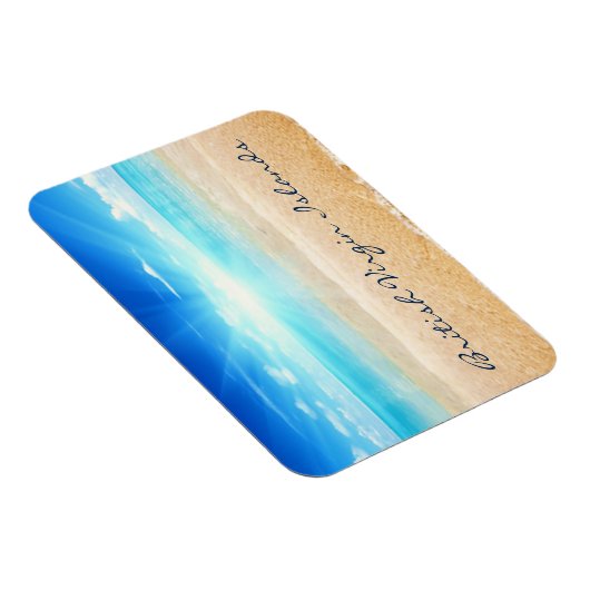 ブリティッシュヴァージン諸島ビーチサンライズ マグネット (右側)