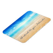 ブリティッシュヴァージン諸島ビーチサンライズ マグネット (左側)