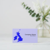 ブリティッシュ諸島 – ブルーシェード 名刺 (スタンド正面)