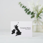 ブリティッシュ諸島 – 金ゴールドカード 名刺 (スタンド正面)