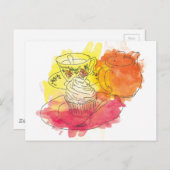 ブリティッシュ・アフタヌーンティー ポストカード (正面/裏面)