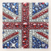 ブリティッシュ・カラーズのガラス・コースター ガラスコースター (正面)