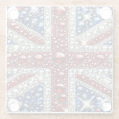 ブリティッシュ・カラーズのガラス・コースター ガラスコースター (裏面)