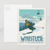 ブリティッシュ・コロンビア・ウィスラー ポストカード (正面/裏面)