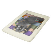 ブリティッシュ・ショートヘアおもしろい・サンダルかわいい バスマット (アングル)