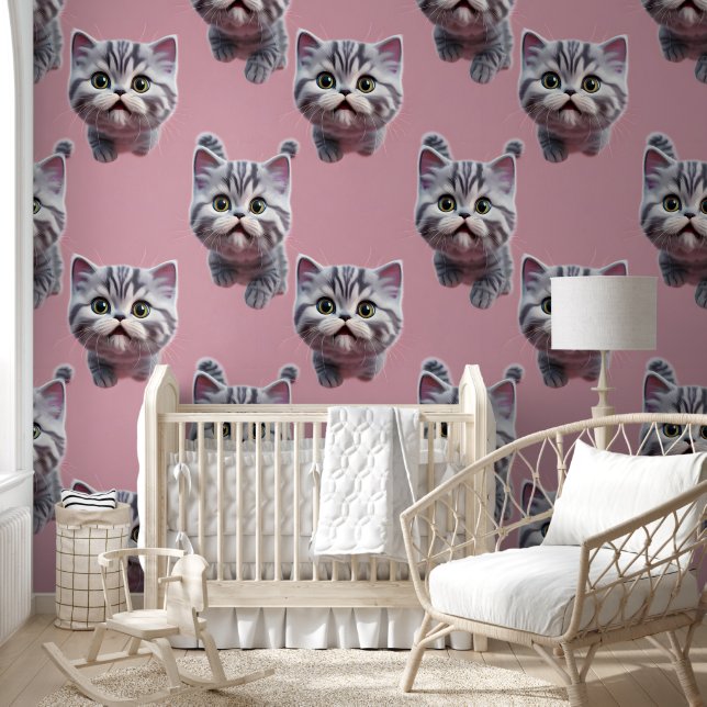 ブリティッシュ・ショートヘアのかわいい猫 壁紙 (キッズ)